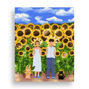 DIY 명화그리기 해바라기필 무렵40x50