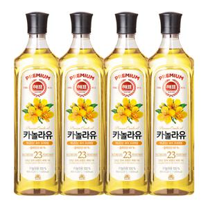 해표 카놀라유 900ml*4병