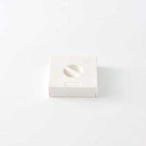 케이블 수납 케이스 스마트폰 스탠드 포함 WHITE GRAY 각형