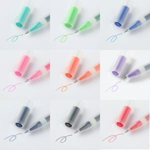 젤 잉크 캡식 볼펜 0.5mm 9colors