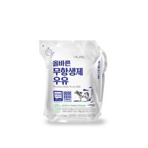 올바른 무항생제 우유 110ml