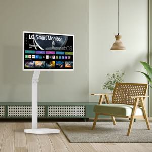 32SR50F 스윙스탠드 세트 이동식 스마트TV 모니터 80cm
