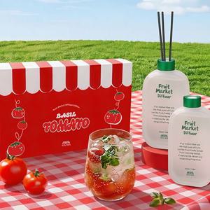 후르츠마켓 디퓨저 550ml 2개입 바질토마토향 그립톡증정