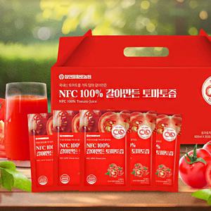 국내산 100% 토마토를 과채주스 NFC 100% 갈아만든 토마토즙 1박스