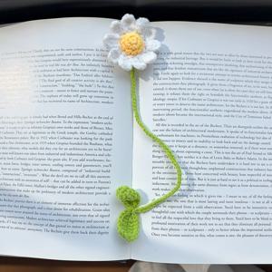 해바라기 뜨개 책갈피 감성 독서템 핸드메이드 끈갈피 북마크 손뜨개 북마커 북클립