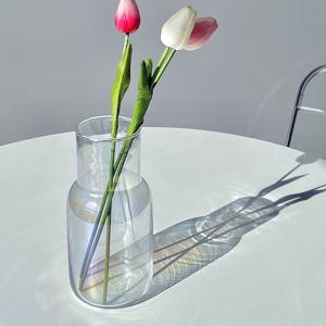 레이스빈 오로라화병 홀로그램 인테리어 유리 꽃병 B