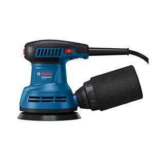GEX125 유선 원형 샌더 290W 8홀 125mm 6단 속도조절 샌딩기 집진백 포함