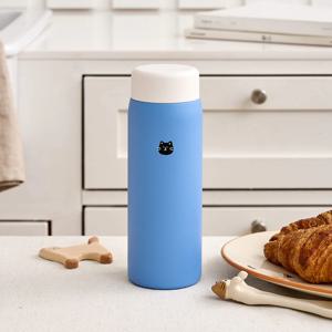 L 우리집 뚱냥이 보온보냉텀블러 260ml 블루