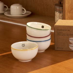 L 우리집뚱냥이 공기 D10 4P SET