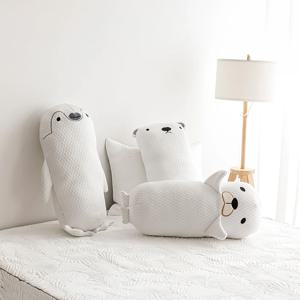 아이스쿨링 푹신 뽀송 애착인형 북극 친구들 냉감 바디 필로우 롱쿠션