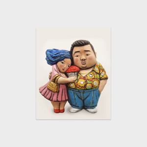 김원근 봄바다 / 판화 작품 거실 방 콘솔 인테리어 소형 그림 액자 소품