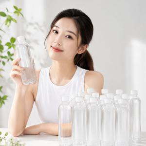 알칼리수 먹는샘물 미세플라스틱 없는 사탕수수용기 미네랄워터 500ml x 20개