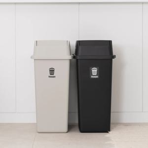 이지 슬라이딩 오픈 휴지통 80L 2개