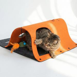 행복한댕냥이 펠트 숨숨 터널하우스
