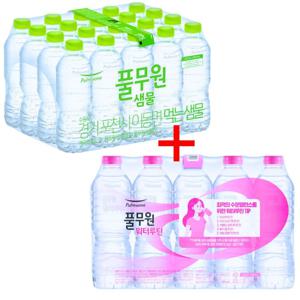 풀무원샘물 무라벨500mlx20개+워터루틴20개 총40개