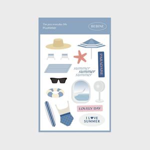 Summer sticker 여름 일러스트 다꾸 스티커