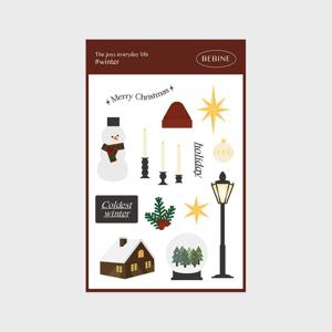 Winter sticker 겨울 일러스트 다꾸 스티커