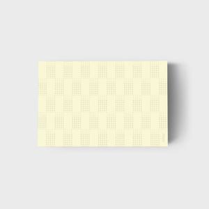 Light yellow dot memopad