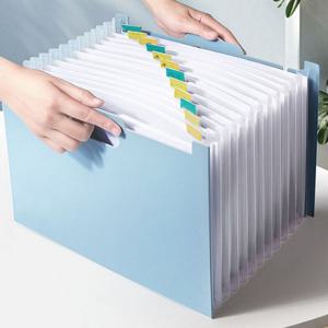 아코디언 포켓화일 파일 플라스틱 케이스 도큐멘트 서류 파일철 A4