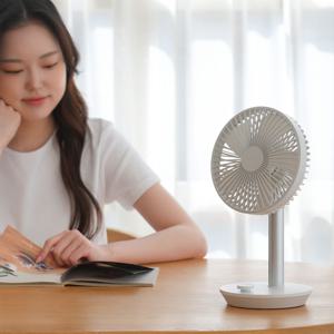 BLDC 미니 탁상용 무선 선풍기 사무실 캠핑 저소음 휴대용 HA-MFL600