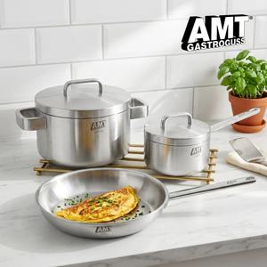 AMT 통5중 더마스터 스테인리스 냄비+프라이팬 3종세트