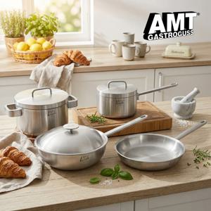 AMT 통5중 더마스터 스테인리스 냄비+프라이팬 4종세트
