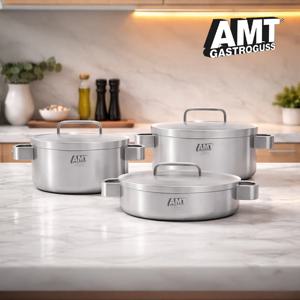 AMT 통5중 더마스터 스테인리스 냄비+프라이팬 스텐 올데이 3종세트