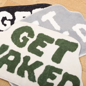 겟네이키드 레터링 발매트 욕실 주방 현관 침실 GET NAKED 바닥매트 발판