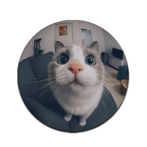고양이 데스크테리어 마우스패드 초극세사 Ragdoll Blink