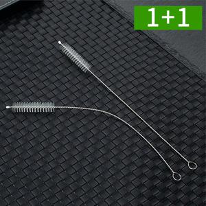 1+1 빨대세척솔 5개+5개세트 스텐 24cm 긴 브러쉬