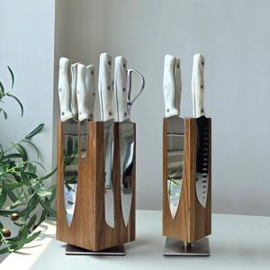 360도 회전 리볼빙 자석 칼블럭 칼꽂이 2size