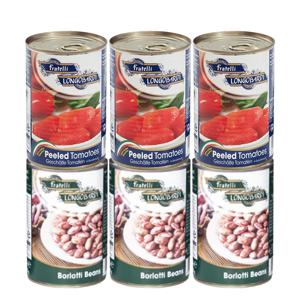 롱고바디 볼로티빈 400gx3개+펠라티 토마토홀 400gx3개