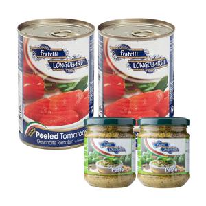 프리텔리롱고바디 바질페스토 180gx2개+ 펠라티 토마토홀 400gx2개