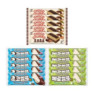 서주 초코츄로바 x5개+메로멜로바 x5개+초코멜로바 x5개