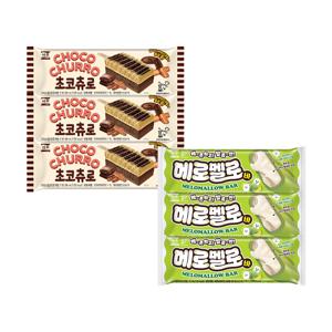 서주 초코츄로바 x3개+메로멜로바 x3개