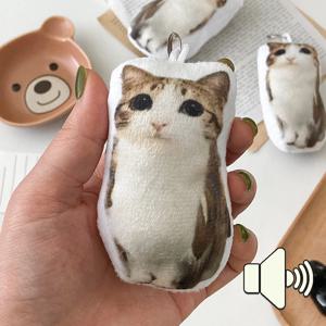 웃긴 소리나는 노래 사운드 고양이 부엉이 인형 키링