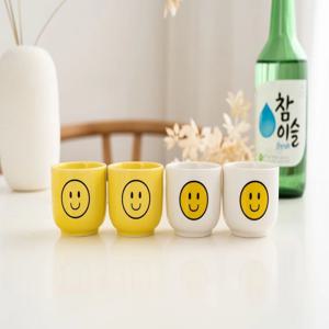 [1+1] 스마일 소주잔