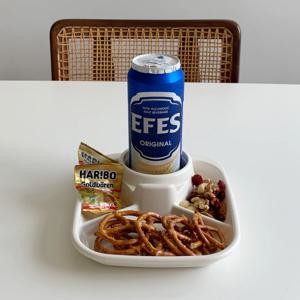 피크닉 bbq 사각 플레이트 (4color)