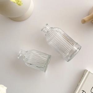 줄무늬 유리 화병 디퓨저병 디퓨져병 시약병 2size