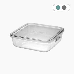오븐글라스 내열유리 저장용기 1.2L (사각)