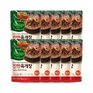 비비고 진한 육개장 500g x10개