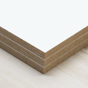 화이트 무광 6T MDF 합판 양면필름코팅 주문제작 재단 100x100