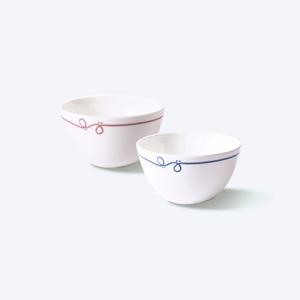 본차이나 프리즐 공기 밥그릇 2colors 1개