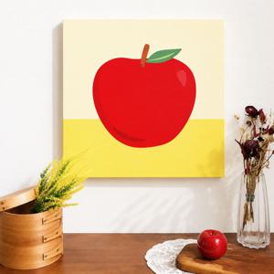 사과 캔버스 그림 액자 풍수 인테리어 빈티지 과일 그림 포스터