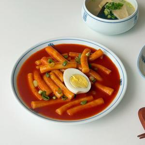 대장금 국산도자기 한정식 원형 플레이트 접시 20cm
