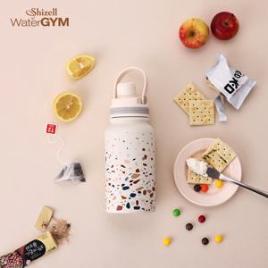 WaterGYM 이중 진공 보온/보냉 SUS304 빨대 손잡이 마그넷 텀블러 600ml