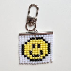 미니 비즈발 키링 만들기 DIY 키트 도안포함 5종(스마일)