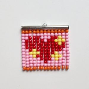미니 비즈발 키링 만들기 DIY 키트 도안포함 5종(블링하트)