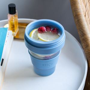 접이식 텀블러 비기 젤리 473ml, 투명