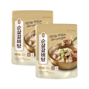 바른 순살갈비탕 900g x2개
